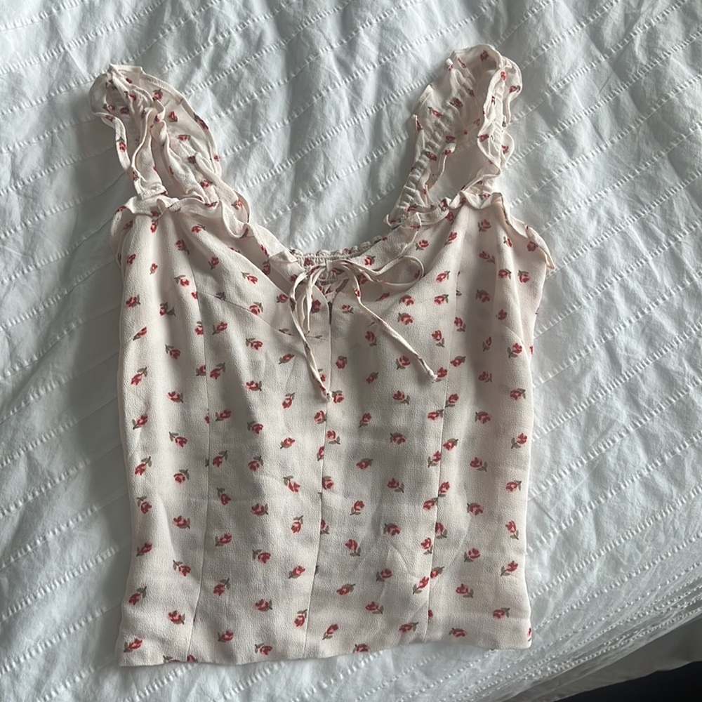 Reformation Floral Tank Top